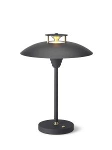 Stepp 1-2-3 czarny Ø22 akumulator LED 3 step dim. 2,5W 2700K IP54 Zewnętrzna lampka stołowa zasilania akumulatorem