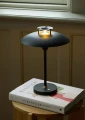Zewnętrzna lampka stołowa zasilania akumulatorem Stepp 1-2-3 czarny Ø22 akumulator LED 3 step dim. 2,5W 2700K IP54 halo design 746040 | 5705639746040