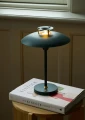 Zewnętrzna lampka stołowa zasilania akumulatorem Stepp 1-2-3 zielony Ø22 akumulator LED 3 step dim. 2,5W 2700K IP54 halo design 746071 | 5705639746071