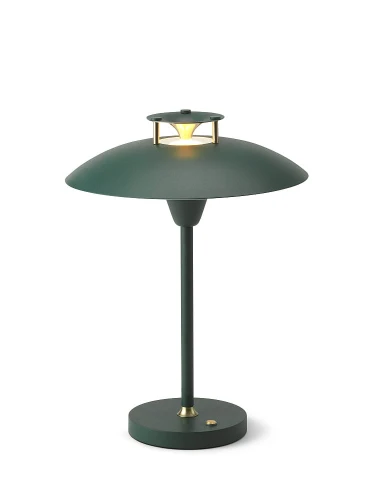 Zewnętrzna lampka stołowa zasilania akumulatorem Stepp 1-2-3 zielony Ø22 akumulator LED 3 step dim. 2,5W 2700K IP54 halo design 746071 | 5705639746071