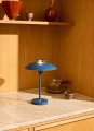 Zewnętrzna lampka stołowa zasilania akumulatorem Stepp 1-2-3 niebieski Ø22 akumulator LED 3 step dim. 2,5W 2700K IP54 halo design 746088 | 5705639746088