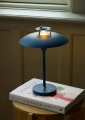 Zewnętrzna lampka stołowa zasilania akumulatorem Stepp 1-2-3 niebieski Ø22 akumulator LED 3 step dim. 2,5W 2700K IP54 halo design 746088 | 5705639746088