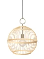 Lampa wisząca Stockholm edycja nordycka naturalne drewno Ø 50cm. E27 halo design 746774 | 5705639746774