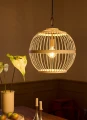 Lampa wisząca Stockholm edycja nordycka naturalne drewno Ø 40cm. E27 halo design 746743 | 5705639746743