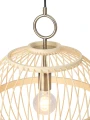 Lampa wisząca Stockholm edycja nordycka naturalne drewno Ø 30cm. E27 halo design 746712 | 5705639746712