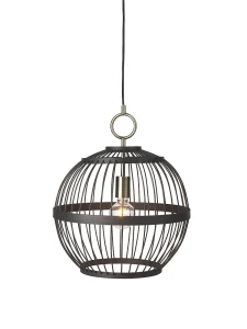 Stockholm edycja nordycka czarny Ø 40cm. E27 Lampa wisząca