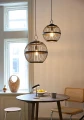 Lampa wisząca Stockholm edycja nordycka czarny Ø 30cm. E27 halo design 746729 | 5705639746729