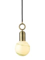Żarówka ściemnialna z funkcją pamięci  Stockholm marmurowy brąz G125 LED 3 step dim. 7W E27 halo design 937240 | 5705639937240