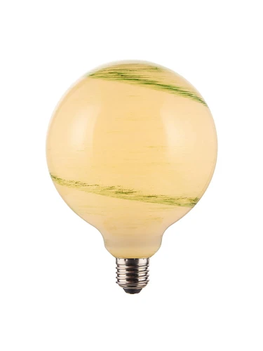 Żarówka ściemnialna z funkcją pamięci Stockholm marmurowa zieleń G125 LED 3 step dim. 7W 2700K E27 halo design 937257 | 5705639937257