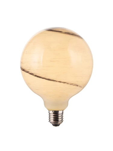 Żarówka ściemnialna z funkcją pamięci Stockholm marmurowy szary G125 LED 3 step dim. 7W 2700K E27 halo design 937233 | 5705639937233