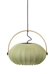 DC Textile leśna zieleń | dąb Ø 40cm. E27 Lampa wisząca 
