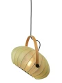 Lampa wisząca DC Textile leśna zieleń | dąb Ø 40cm. E27 halo design 746361 | 5705639746361