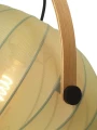 Lampa wisząca DC Textile leśna zieleń | dąb Ø 40cm. E27 halo design 746361 | 5705639746361