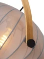 Lampa wisząca DC Textile kamienna szarość | dąb Ø 40cm. E27 halo design 746354 | 5705639746354