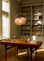 Lampa wisząca DC Textile kamienna szarość | dąb Ø 40cm. E27 halo design 746354 | 5705639746354