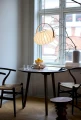 Lampa wisząca DC Textile biały | dąb Ø 40cm. E27 halo design 746347 | 5705639746347