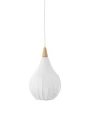 Lampa wisząca Drops Textile biały Ø 23cm. E27 halo design 746255 | 5705639746255