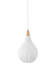 Drops Textile biały Ø 23cm. E27 Lampa wisząca