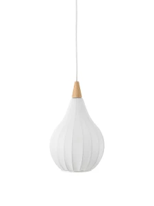 Drops Textile biały Ø 23cm. E27 Lampa wisząca