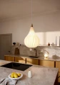 Lampa wisząca Drops Textile biały Ø 38cm. E27 halo design 746279 | 5705639746279