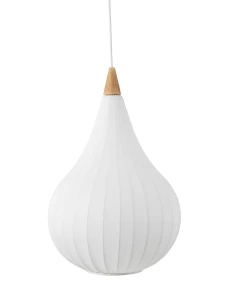 Drops Textile biały Ø 38cm. E27 Lampa wisząca