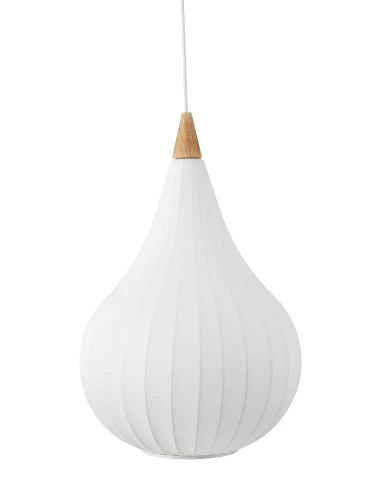 Lampa wisząca Drops Textile biały Ø 38cm. E27 halo design 746279 | 5705639746279