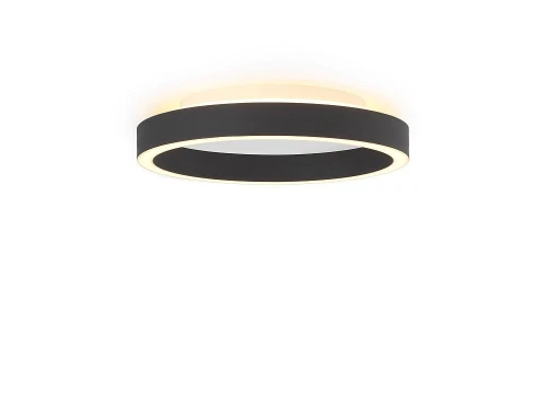 Plafon ściemnialny z podświetleniem tylnym i funkcją pamięci Backlight String czarny Ø 30cm. LED 3 step dim. 25W 3000K halo design 746521 | 5705639746521