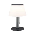 Zewnętrzna ściemnailna lampka stołowa solarna Lillesol srebrna solar LED 3 step dim. 0,8W 3000K IP44 paulmann 94309 | 4000870943090