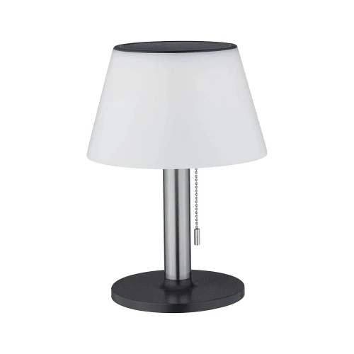 Zewnętrzna ściemnailna lampka stołowa solarna Lillesol srebrna solar LED 3 step dim. 0,8W 3000K IP44 paulmann 94309 | 4000870943090