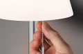Zewnętrzna ściemnailna lampka stołowa solarna Lillesol srebrna solar LED 3 step dim. 0,8W 3000K IP44 paulmann 94309 | 4000870943090