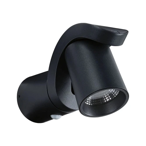 Kinkiet zewnętrzny regulowany z czujnikiem ruchu i zmierzchu Cuff antracyt PIR LED COB 10W 3000K IP44 paulmann 94830 | 4000870948309