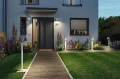 Kinkiet zewnętrzny regulowany z czujnikiem ruchu i zmierzchu Cuff biały PIR LED COB 10W 3000K IP44 paulmann 94832 | 4000870948323