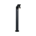 Lampa ogrodowa stojąca regulowana z czujnikiem ruchu i zmierzchu Cuff antracyt wys. 78cm. PIR LED COB 10W 3000K IP44 paulmann 94831 | 4000870948316
