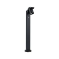 Lampa ogrodowa stojąca regulowana z czujnikiem ruchu i zmierzchu Cuff antracyt wys. 78cm. PIR LED COB 10W 3000K IP44 paulmann 94831 | 4000870948316