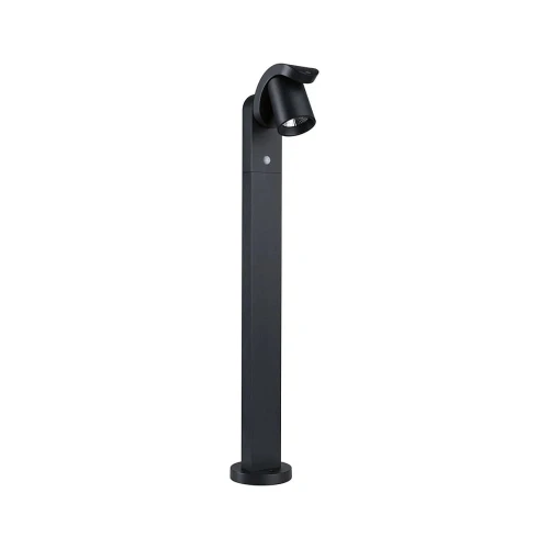 Lampa ogrodowa stojąca regulowana z czujnikiem ruchu i zmierzchu Cuff antracyt wys. 78cm. PIR LED COB 10W 3000K IP44 paulmann 94831 | 4000870948316