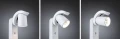 Lampa ogrodowa stojąca regulowana z czujnikiem ruchu i zmierzchu Cuff biały wys. 78cm. PIR LED COB 10W 3000K IP44 paulmann 94833 | 4000870948330