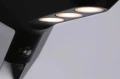 Solarny kinkiet zewnętrzny sterowany aplikacją z czujnikiem ruchu i zmierzchu Soley solar antracyt Smart Home Zigbee PIR LED 1W 3000K IP44 paulmann 94279 | 4000870942796