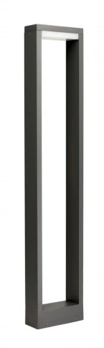 Lampa ogrodowa stojąca Form ciemny popiel  wys. 80cm. LED 7W DIP SWITCH 3000 | 4000 | 6500K IP54 SU-MA YB19502 | 5908310062662