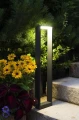 Lampa ogrodowa stojąca Form ciemny popiel  wys. 80cm. LED 7W DIP SWITCH 3000 | 4000 | 6500K IP54 SU-MA YB19502 | 5908310062662
