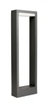 Form ciemny popiel wys. 50cm. LED 7W DIP SWITCH 3000 | 4000 | 6500K IP54 Lampa ogrodowa stojąca 