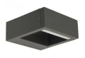 Kinkiet zewnętrzny Form ciemny popiel wys. 80cm. LED 7W DIP SWITCH 3000 | 4000 | 6500K IP54 SU-MA YB19504 | 5908310062686
