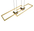 Lampa wisząca Albany czarno - złoty LED 3 step dim. 37W 2700-6500K trio 347710480