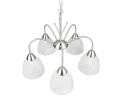 Lampa wisząca DOBBY nikiel mat | biały Ø 55cm. 5xE27 RL R31055007 | 4017807609004