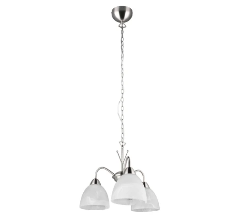 Lampa wisząca DOBBY nikiel mat | biały Ø 43cm. 3xE27 RL R31053007 | 4017807608991