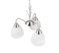 Lampa wisząca DOBBY nikiel mat | biały Ø 43cm. 3xE27 RL R31053007 | 4017807608991