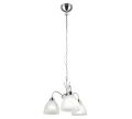 Lampa wisząca DOBBY nikiel mat | biały Ø 43cm. 3xE27 RL R31053007 | 4017807608991