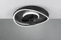 Lampa sufitowa ściemnialna z wentylatorem SORTLAND czarny mat Ø 50cm LED 3 step dim. 30W 2700-6500K pilot rl R67393132 | 4017807606027