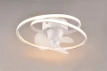 Lampa sufitowa ściemnialna z wentylatorem UMEA biały mat Ø 50cm LED dim. 38W 2700-6500K pilot rl R67252131 | 4017807571288