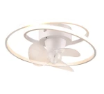 UMEA biały mat z wentylatorem Ø 50cm LED dim. 38W 2700-6500K pilot Lampa sufitowa ściemnialna 