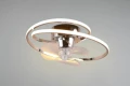 Lampa sufitowa ściemnialna z wentylatorem UMEA chrom Ø 50cm LED dim. 38W 2700-6500K pilot rl R67252106 | 4017807571271
